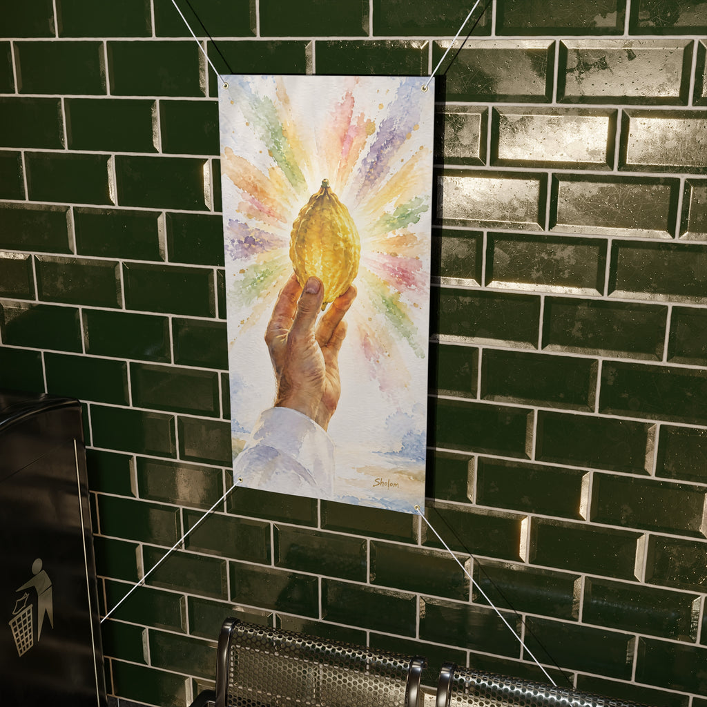 Esrog Held to the Light 24x48